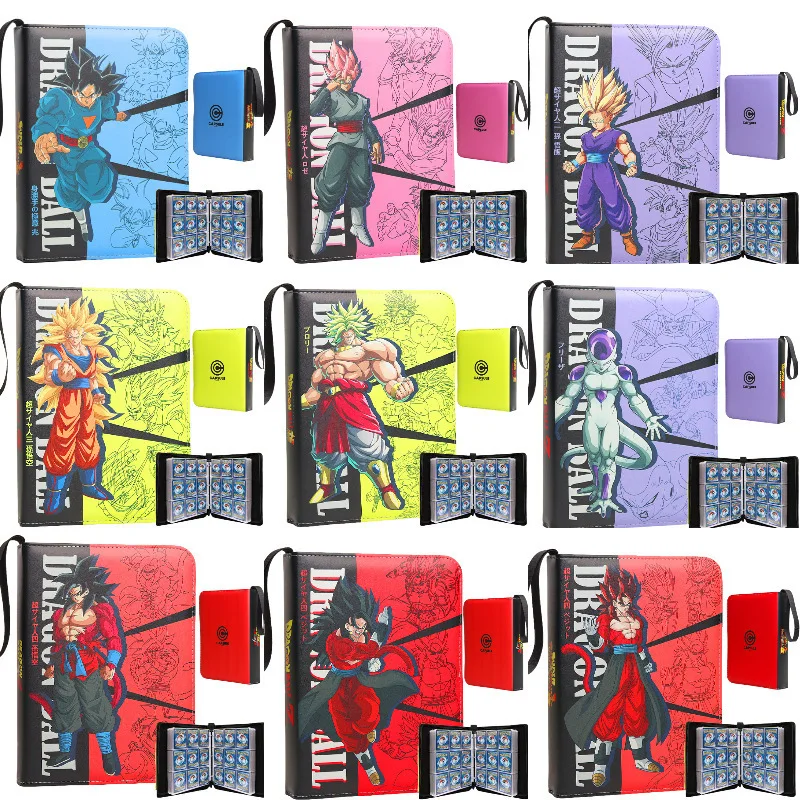 

400pcs/900pcs Card Album Book Anime Dragon Ball Collection Card Storage Folder Hold Vegeta Iv Game Cards Binder Holder Gift