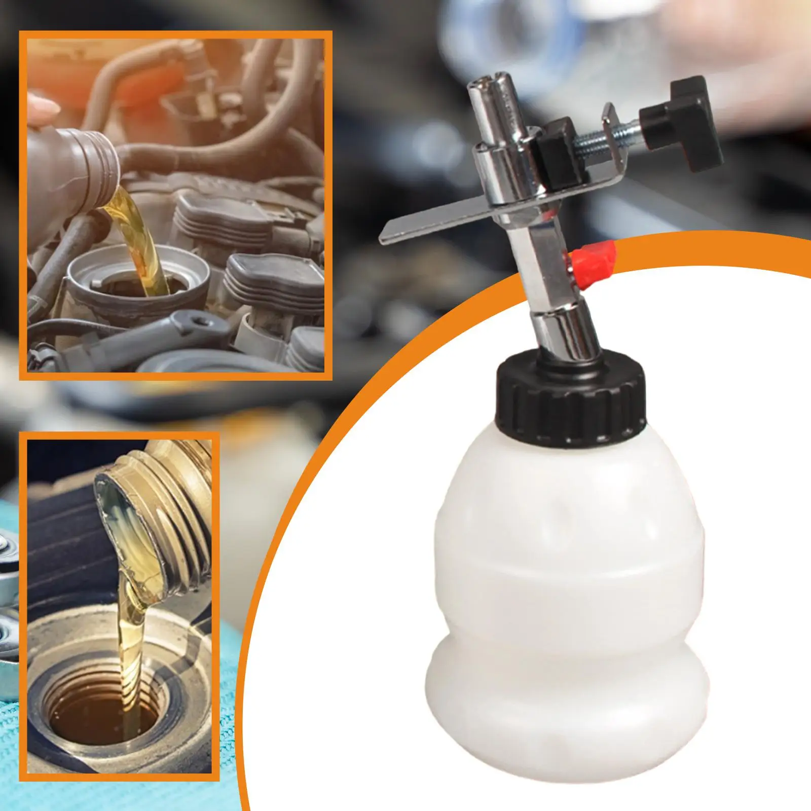 

Brake Fluid Changing Pot 1L Practical Car Maintenance Multiuse Auto Supplies