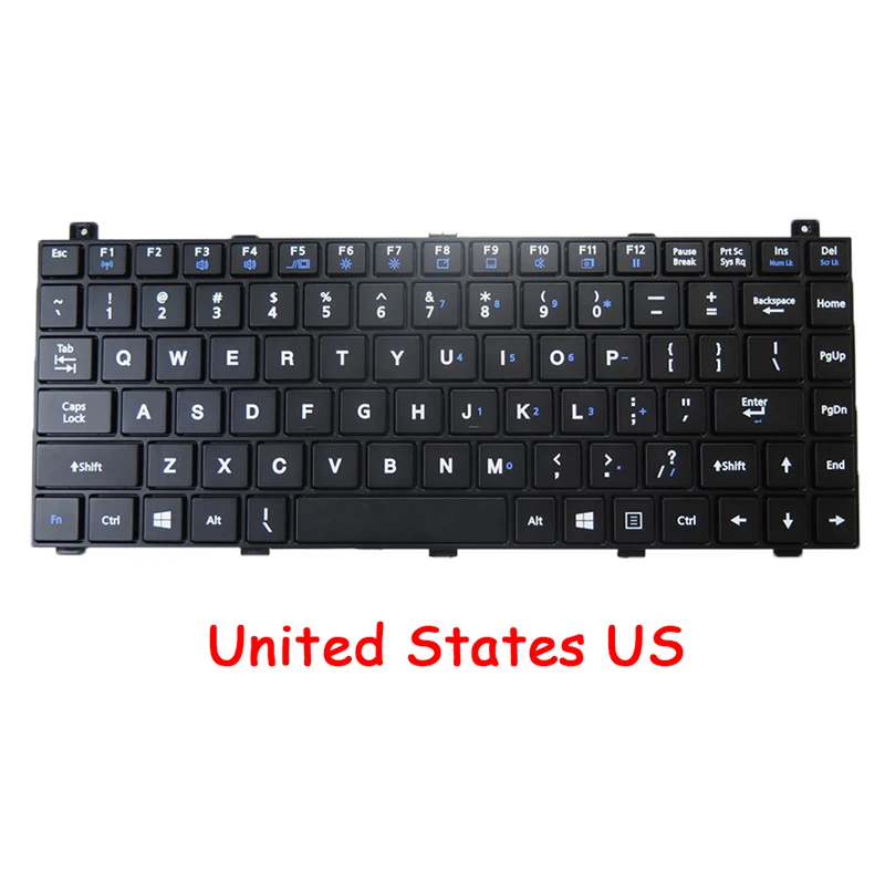YD Backlit V110 Keyboard For GETAC V110G1 V110G2 V110G3 V110G4 V110G5 V110 G1 G2 G3 G4 G5 English US Nordic NE GR SP DT NL CA CF