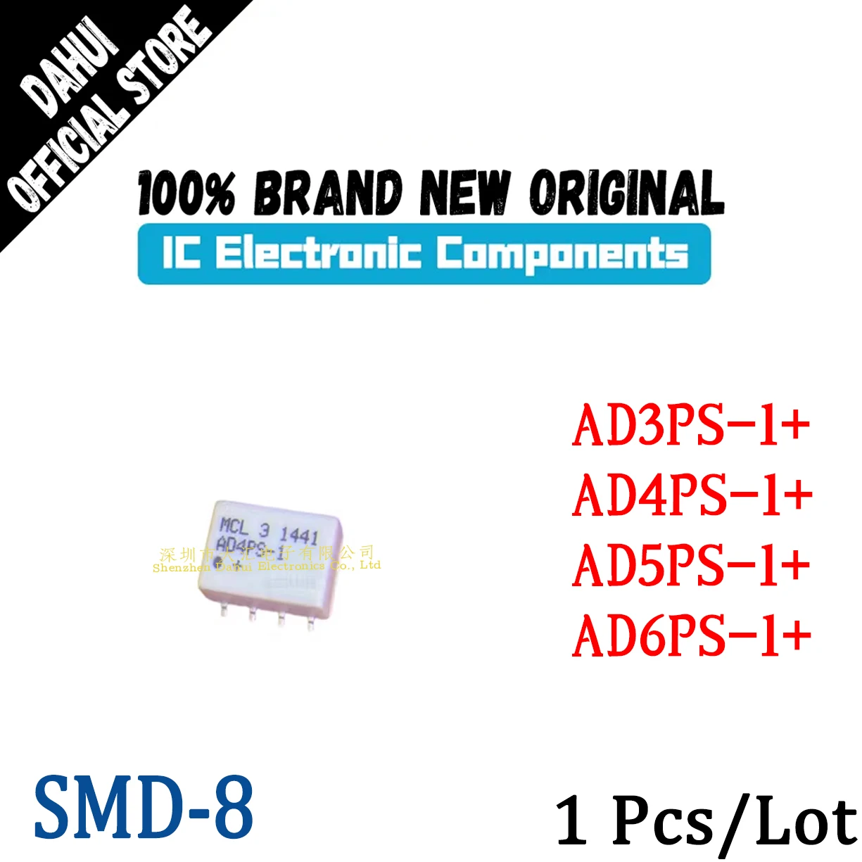 

AD3PS-1+ AD4PS-1+ AD5PS-1+ AD6PS-1+ SMD-8 chip IC new original