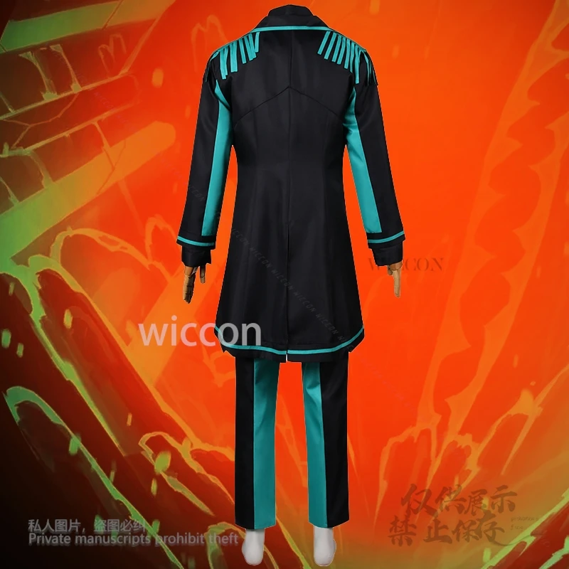 Limbus Company Ishmael-Disfraz de Cosplay para mujer, peluca, traje elegante, ropa de Cosplay, traje, vestido de Halloween, uniformes, Anime personalizado
