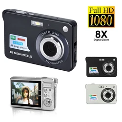 HD Digital Camera With LCD Screen Child Cameras Outdoor Anti-Shake Instant Photo Camera 8x Digital Zoom Photography Camcorder