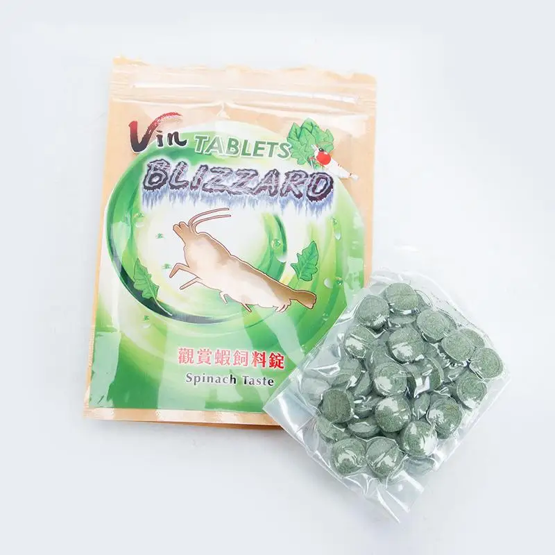 

Taiwan Vin Blizzard Shrimp Food - Spinach Sinking Pellets for Crystal Shrimp & Ornamental Shrimp