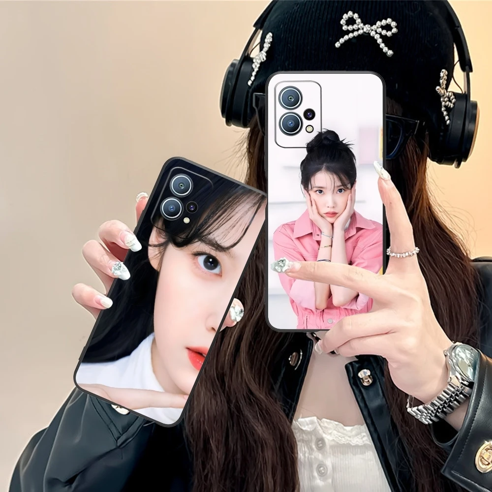 KPOP IU Lee JiEun Mobile Cell Phone Case for Huawei P60 P50 P40 P30 P20 P10 P9 P8 Pro Lite Plus Black Soft Phone Cover Shell