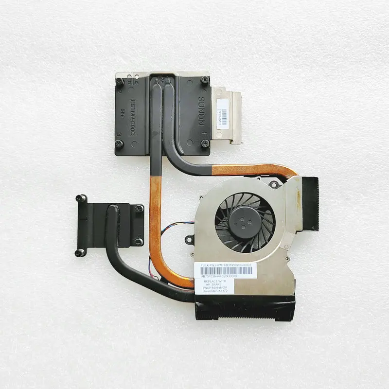 For HP DV6-6000 DV7-6000 Laptop CPU Cooling Heatsink with Fan 665278-001 650848-001 Radiator