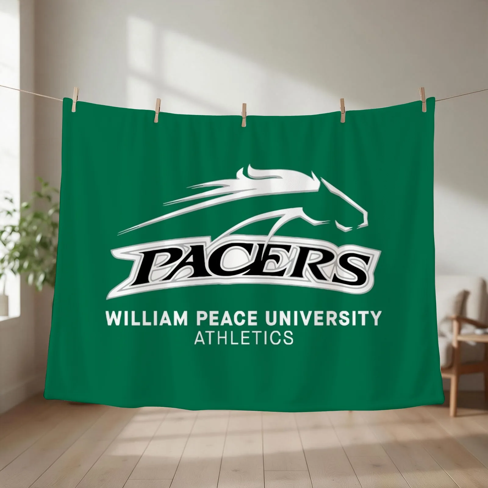 William Peace University Throw Blanket manga Softest Single Furry Blankets