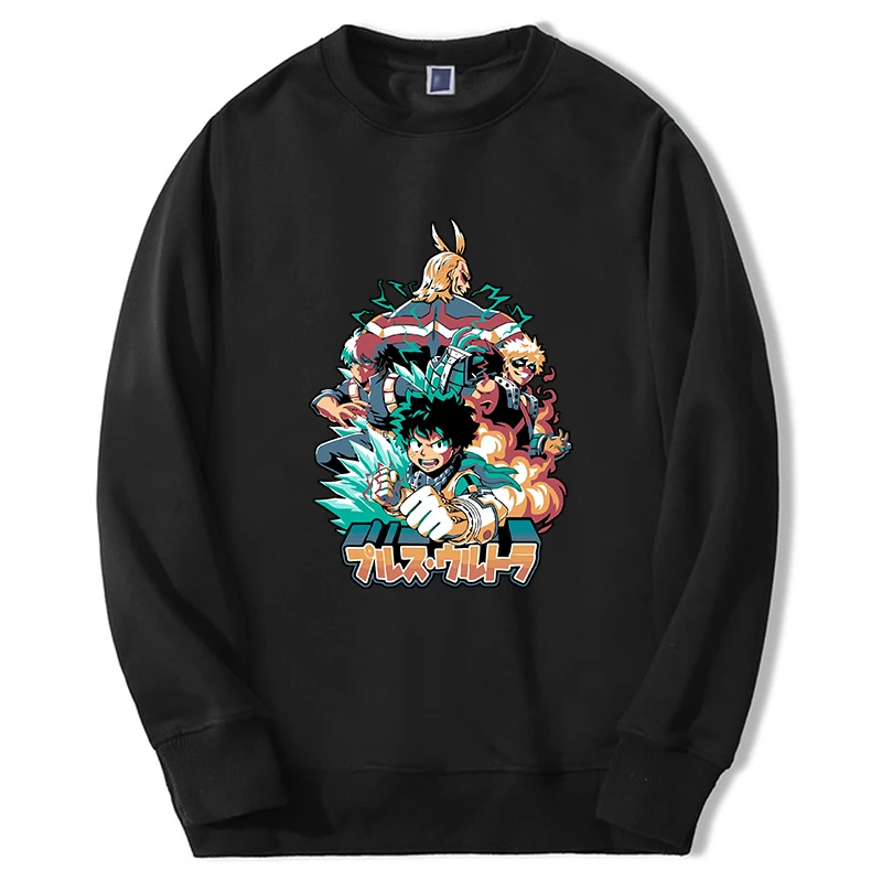 

My Hero Academia Hoodie For Men/women Anime Bakugou Allmight Graphic Sweatshirt Fashion Fleece New Hoody Anime Harajuku Clothes