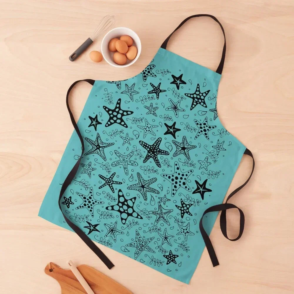 

Stars of the Sea 2 Apron barber uniform Things For The Home kitchen clothes Apron