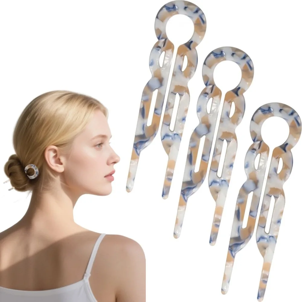 

m Заколка для волос Noble, элегантная женская заколка для волос, женский аксессуар 2025 года, подходит для всех причесок (3 шт.)