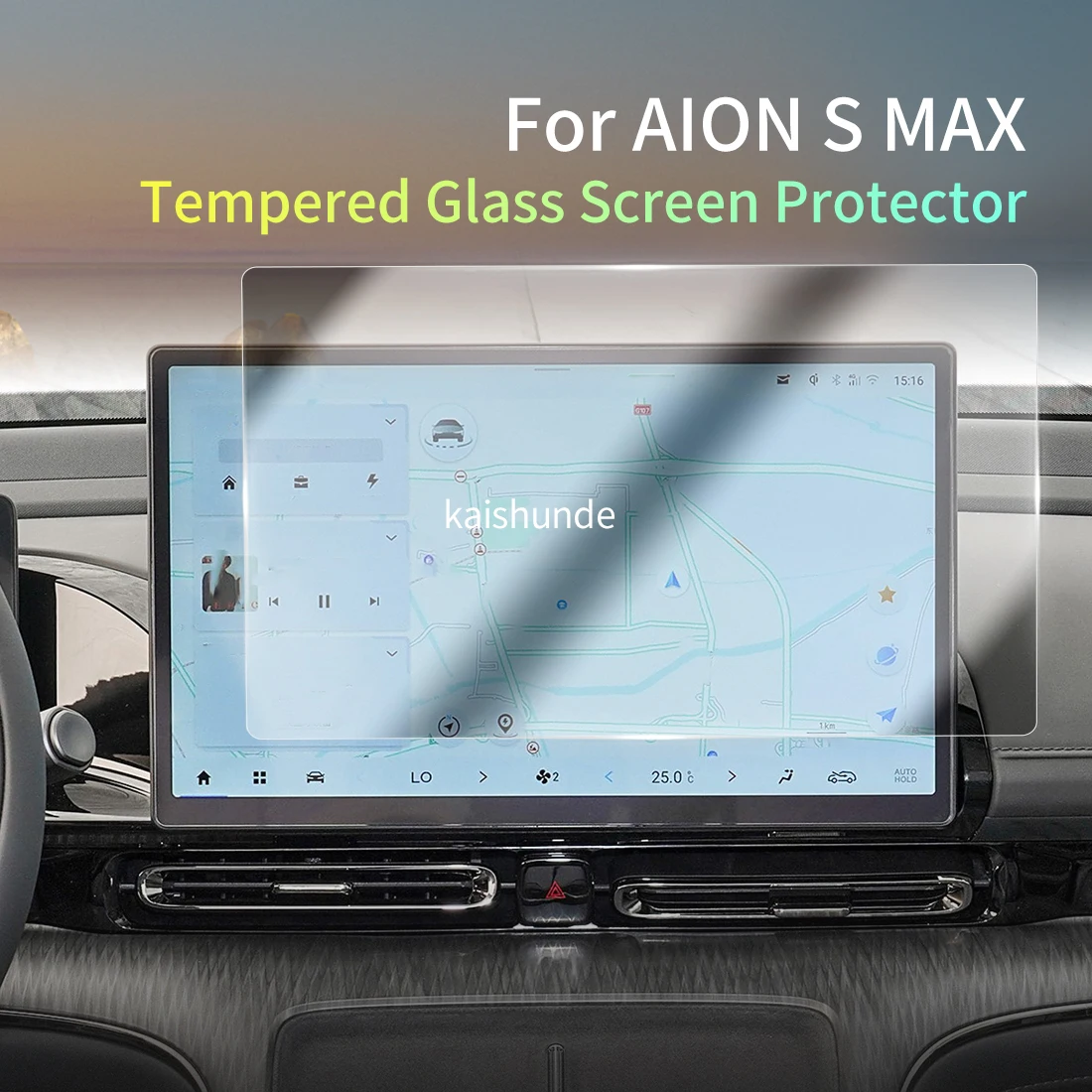 

Car Stickers Meters Protector For24 Guangqi Ai'an S MAX Tempered Glass Protective Film Display Navigation Vehicle