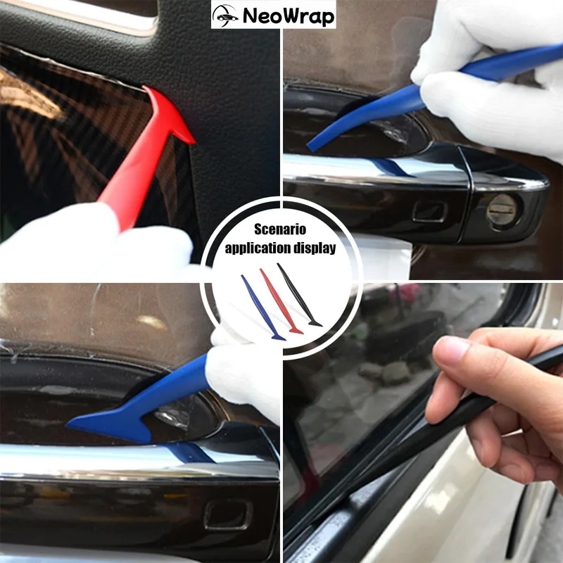 Fenster Tönung Kit Auto Wrap Werkzeuge mit Filz Rakel Allzweckmesser Schaft Dichtung Rakel Vinyl Wrap Magnet Halter Kit Abdeckung Werkzeug – Detail 18