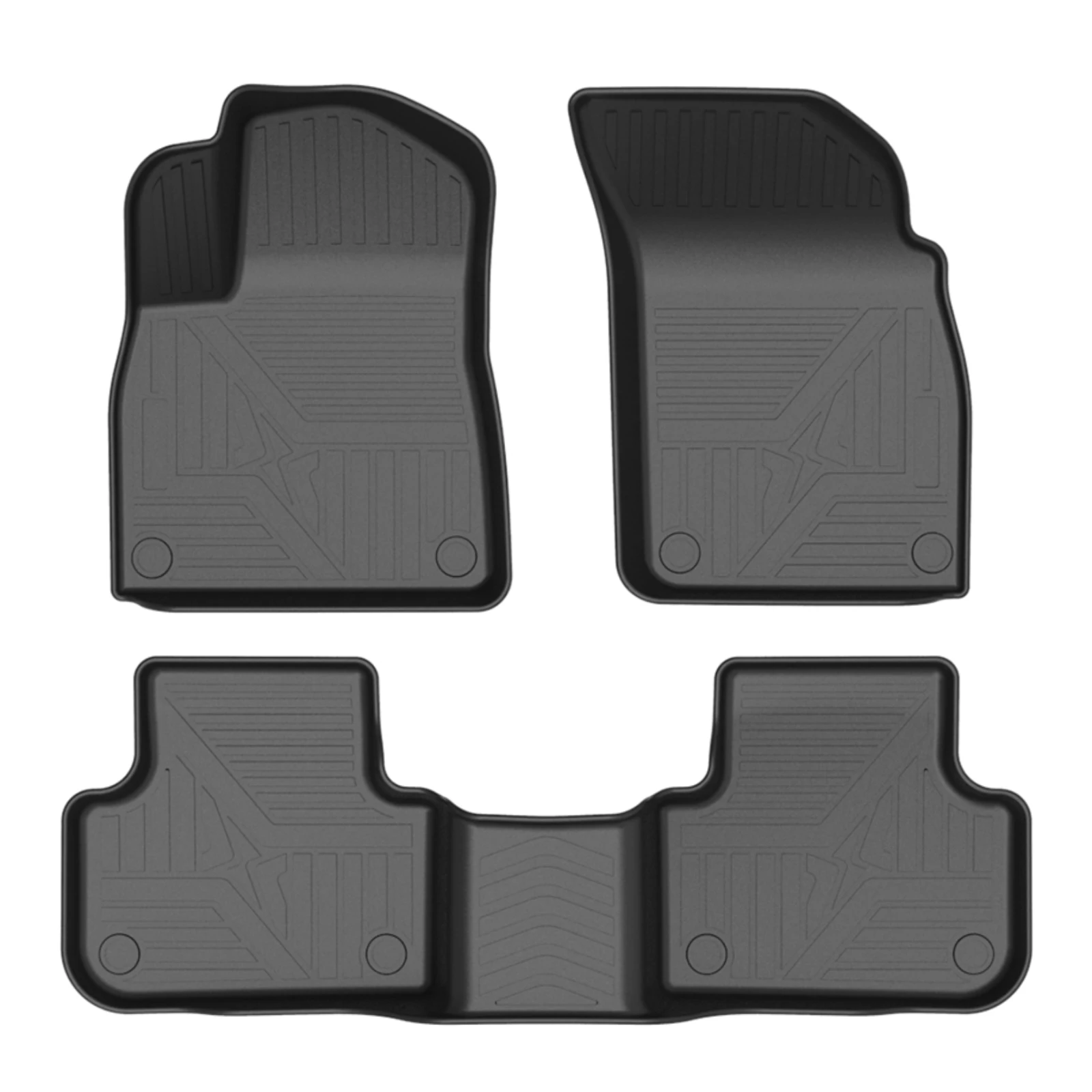 

TPE 3D Full coverage Floor Mats For AUDI Q7 2016-2025 rubber floor mats TPE Waterproof Carpet Antislip Car Mat