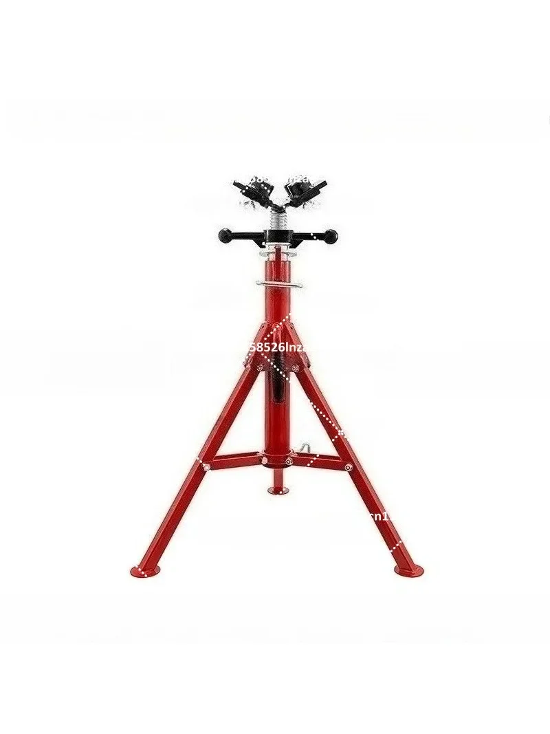 Steel Tripod Pipe Chain Vise with Foldable Legs 1/8-5in Capacity Tri-Stand Bench vice for Metal Fixing Supporting And Bending