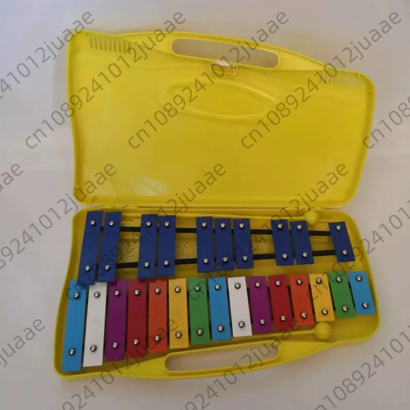 Colorful 25 Notes Hand Knock Xylophone with 2 Wooden Mallets Talent for Music