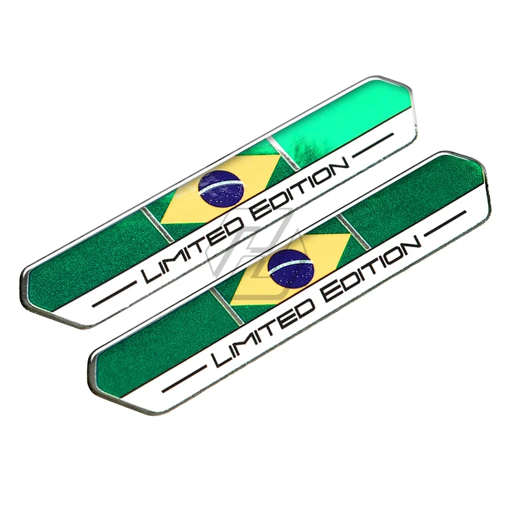 รัสเซียสเปนฝรั่งเศสบราซิลธง Limited Edition Decal สติกเกอร์รถจักรยานยนต์ Pad Universal สําหรับ Motocross รถจัดแต่งทรงผมสําหรับ MOTO