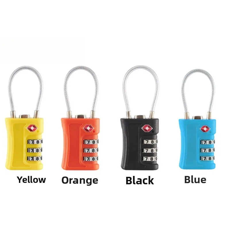 1PC Password Padlock Travel Luggage Locker Available Gym Color Matching Security Household Renovation Goods