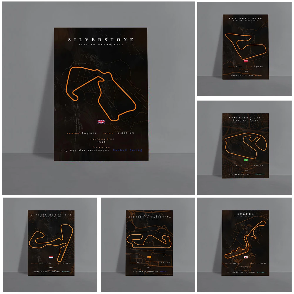 f1-cartazes-de-pista-de-corrida-mundial-impressao-lona-arte-da-parede-nordico-cartaz-estetico-motorsport-corrida-imagem-para-amantes-do-carro-decoracao-do-quarto