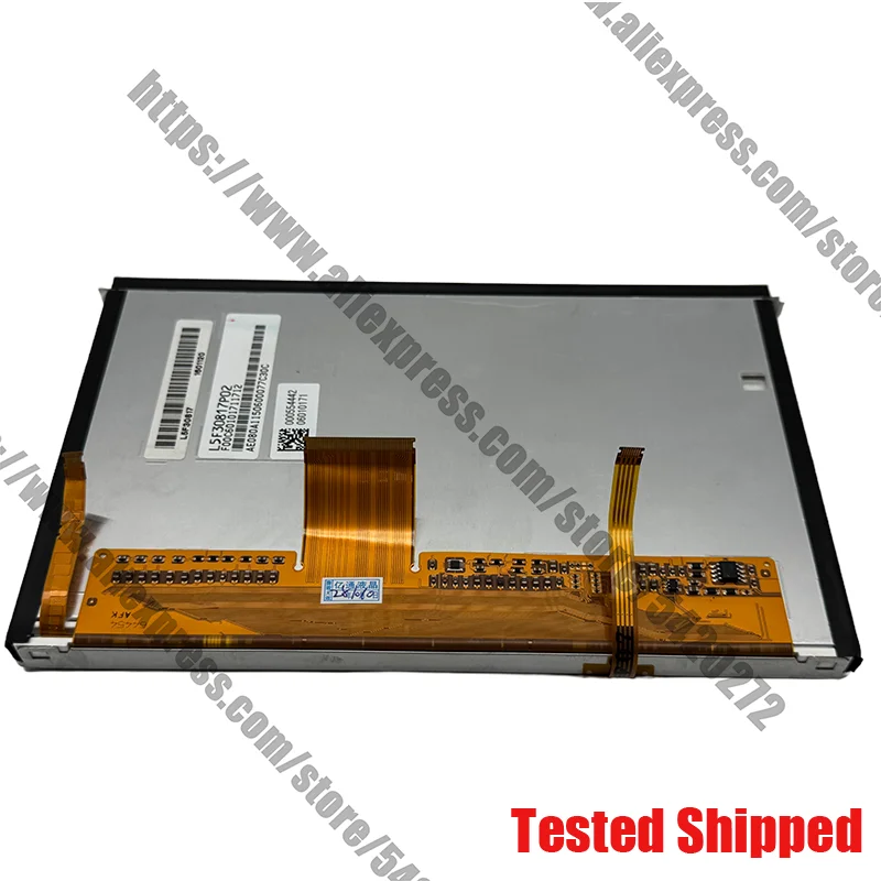 100% тест L5F30817P02 AE080A Оригинальный 8-дюймовый ЖК-экран с сенсорным экраном для автомобильной GPS-навигации