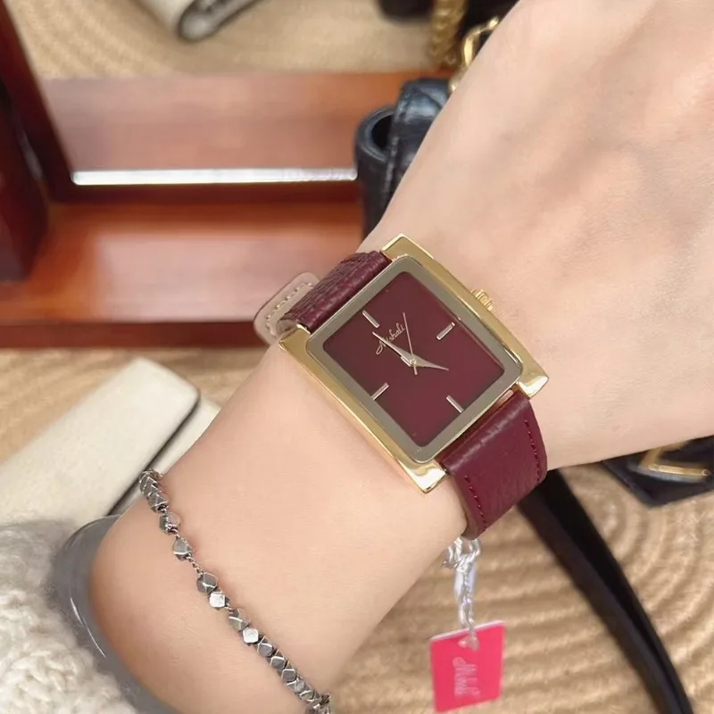 New retro elegant girls watch trendy fashion classic luxury automatic water quartz watch birthday gift