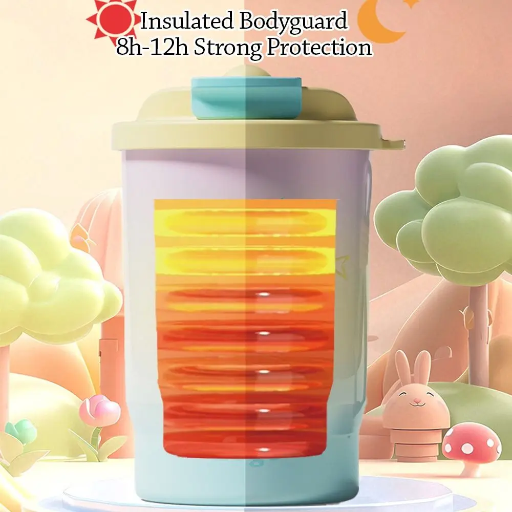 

710ML Vacuum Cup Stainless Steel Insulation Or Cooling Thermal Water Bottle With Lifting Rope High-Capacity Thermal Mug