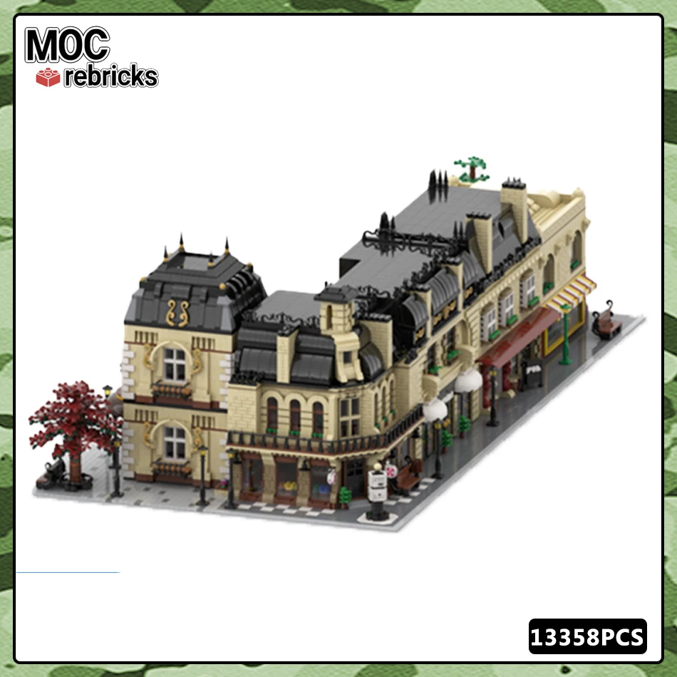 City Street View Architecture Series Modular Old House MOC Building Block DIY Model Collection Education Brick Toy Kid Xmas Gift