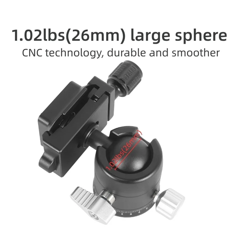 【Buy Now】1/4" Quick Release Plate Ball Head Tripod With 360 Degree Panoramic Rotation For Professional For DSLR Cameras