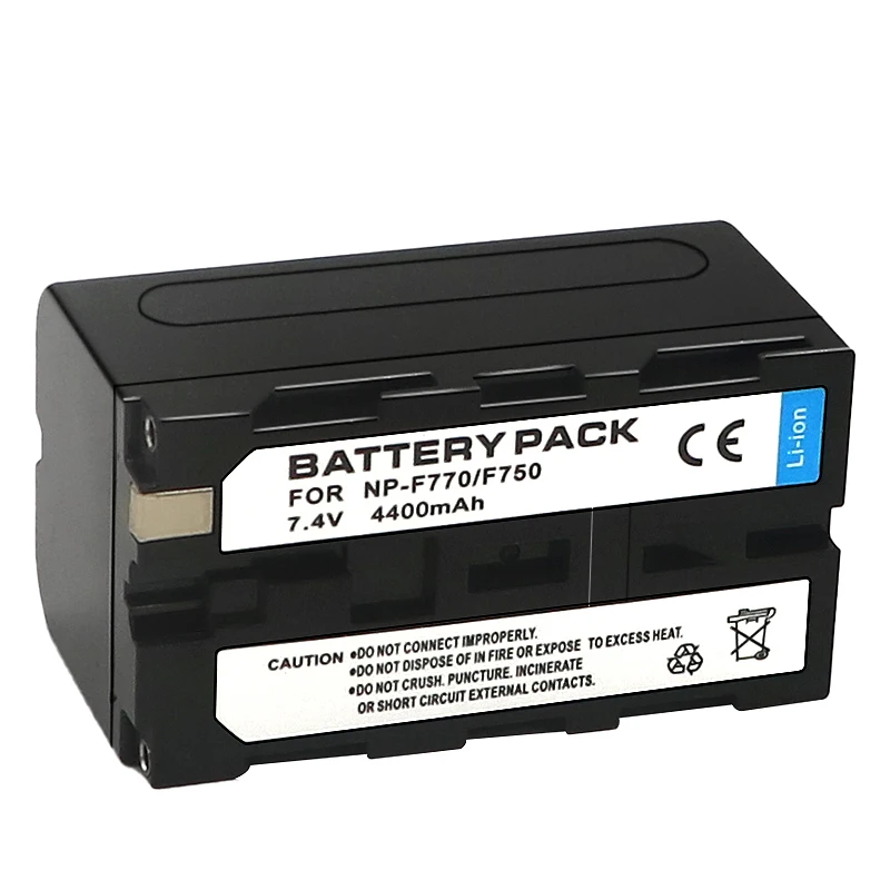 

4400mAh NP F750 F770 NP-F750/F770 Battery Pack for Sony CCD-TR1 DCR-TR7000 GV-A500E PLM-100