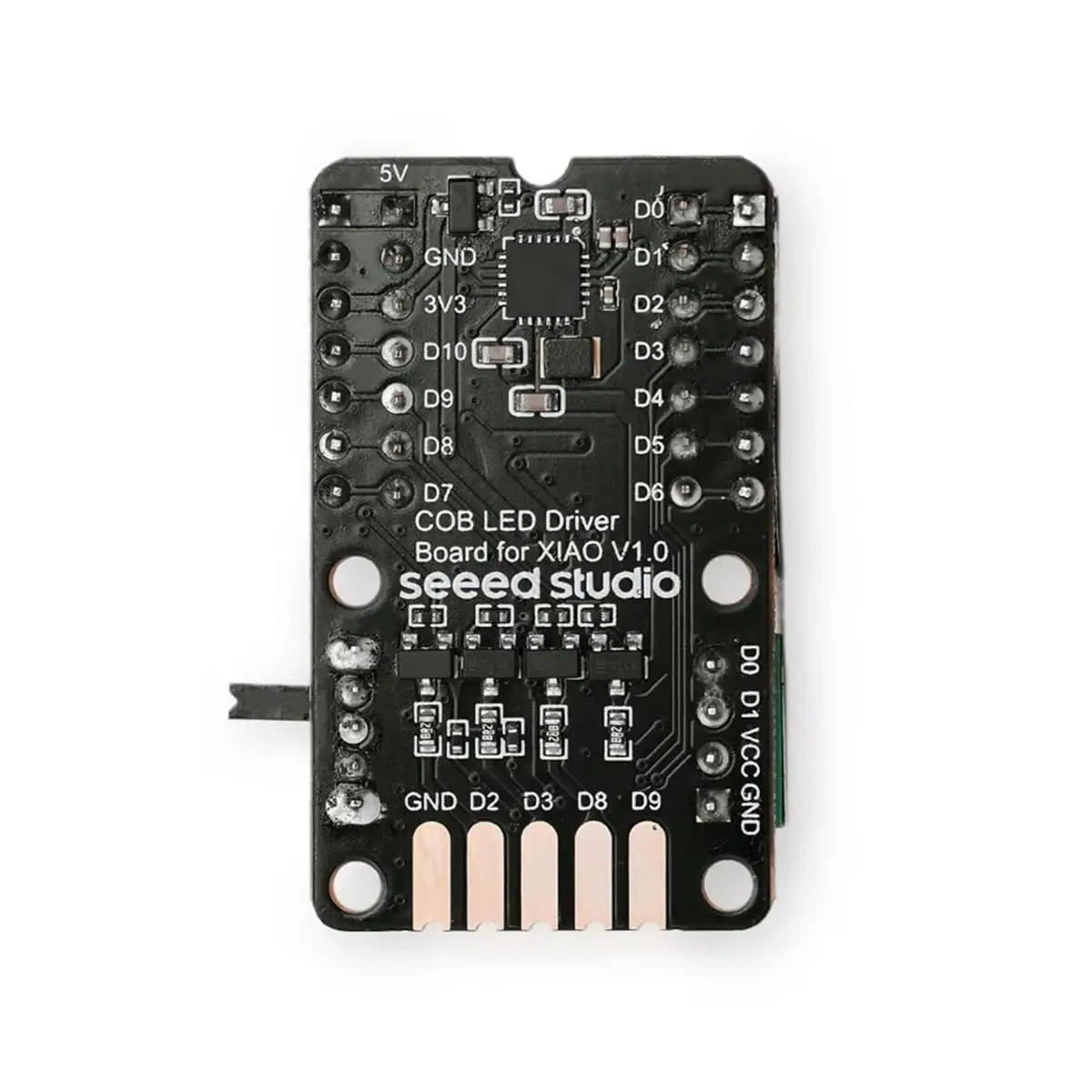 T19C COB LED Driver Board for Seeed Studio XIAO Ended COB LED Strip, 7-Channel PMIC Battery MManagement Grove I2C Connector
