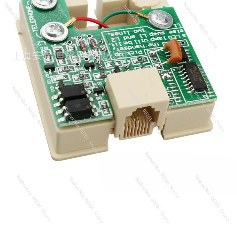 

Old Dial Telephone/Pulse to Dual Tone Converter Supports European, American, and Japanese Telephones