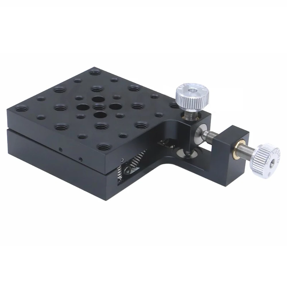 

High-Precision Manual Tilt Stage MAFQ60B, 60x60mm for Micron-Level Pitch & Yaw Adjustment in Optics