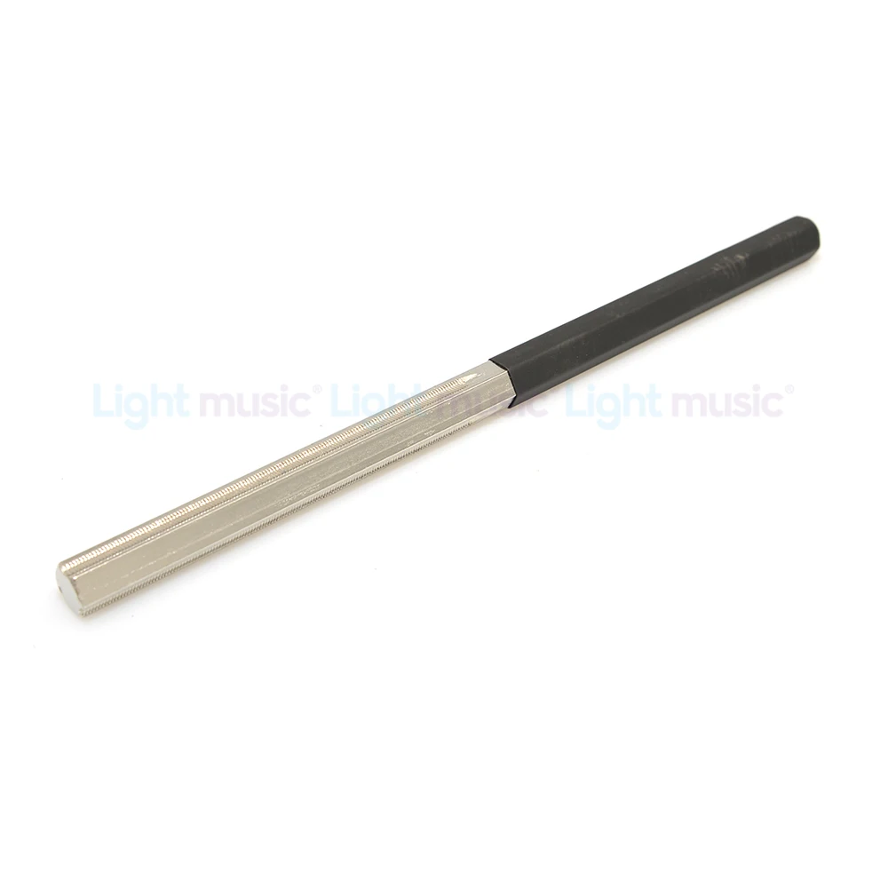 Guitar Fret Crowning File Rubber Handle Groove Polished Guitar Repair Maintenance Luthier Tools for Guitarist