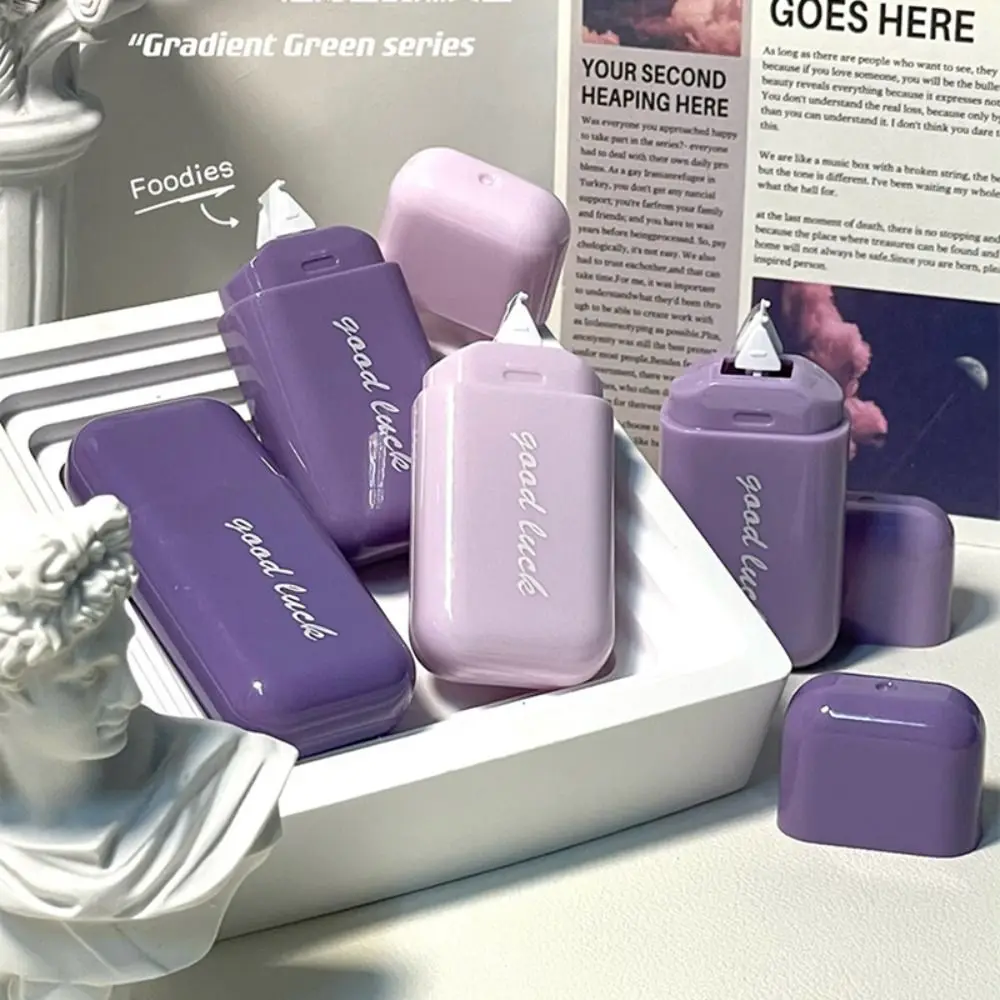 4PCS/Set Silent Correction Tape Cat Paw Shape 12M Large Capacity Correction Ribbon White Out Correction Bands School Office