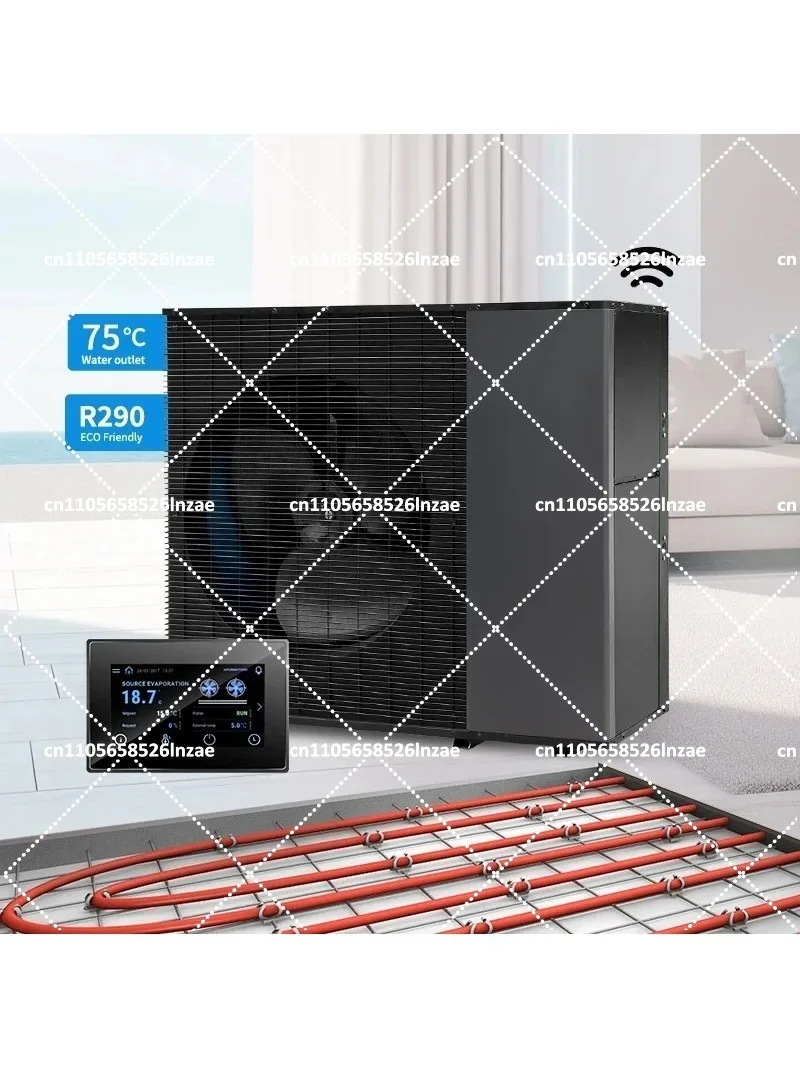 R290 DC Full Inverter Monoblock Air to Water Heat Pump for Home Heating and Cooling