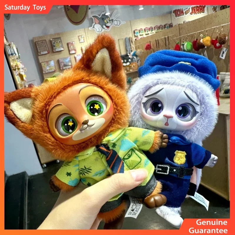 

New Genuine Disney Zootopia Vinyl Face Blind Box Toys Trendy Surprise Mystery Box Cute Nick Judy Pendents Valentine'S Day Gift