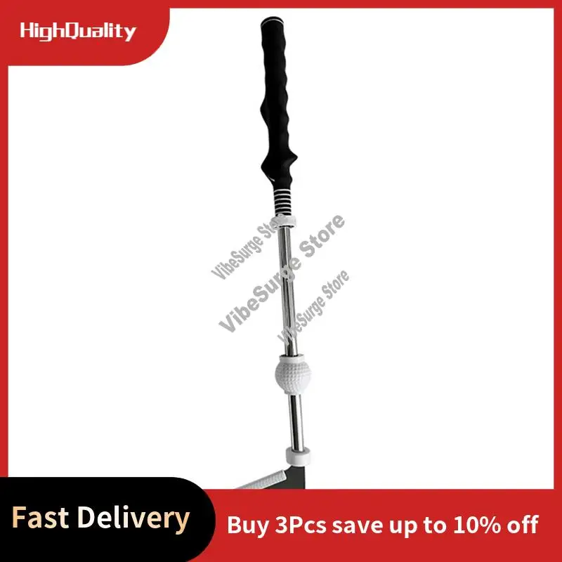 

ABWY-1 PCS Swing Trainer Golf Club Golf Practice Warm-Up Stick Alignment Rods Swing Training Aids Black Sturdy Golf Grip Trainin