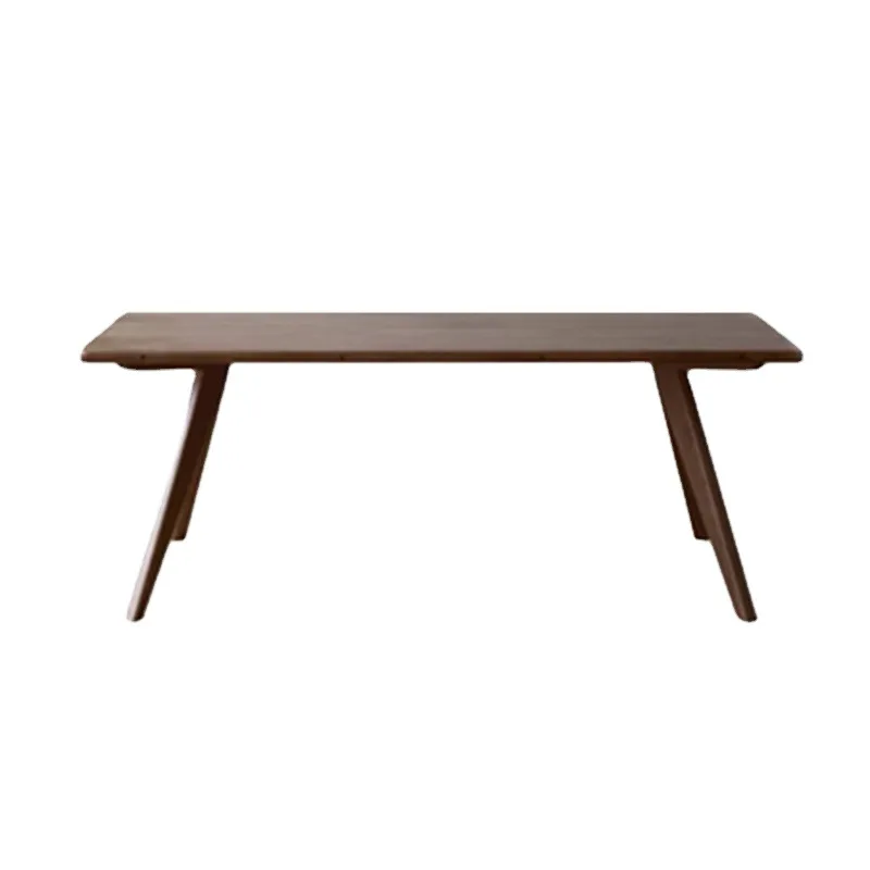 Solid wood dining table apartment long large board table multi-person party