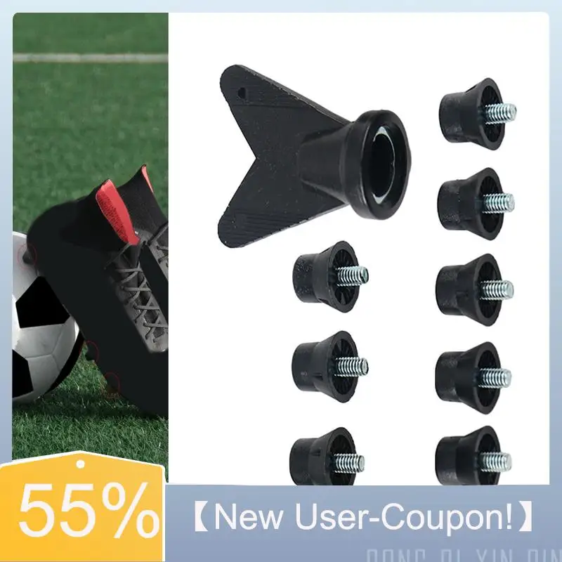 【قسيمة مستخدم جديدة!】12 قطعة من مسامير أحذية كرة القدم M5 13 مم مسامير أحذية مسار العشب للمنافسة الرياضية الداخلية والخارجية