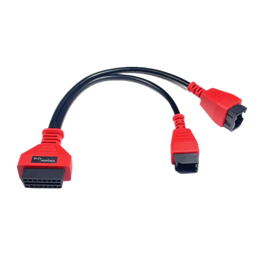 OBDIICAT Chr-ysler Programming Cable 12+8 Connector Autel DS808 Maxisys MS905 906 908 PRO ELITE 12+8 Adapter Cable