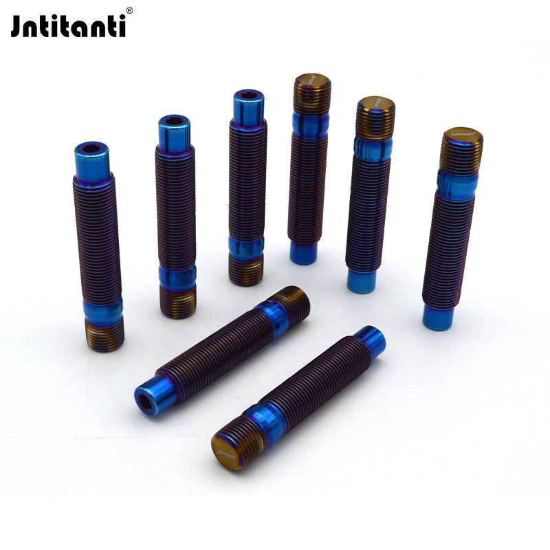 مسامير حافة عجلة من التيتانيوم Jntitanti Gr5 M12/M14x1.25/1.5x65-100mm لعجلة السيارات