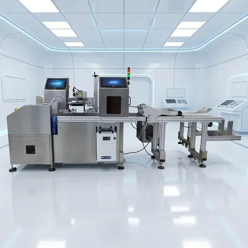 UV Marking Machine High-Accuracy Water-Cooled CNC System for QR Code/Date/Logo Marking & Inspection in One Step