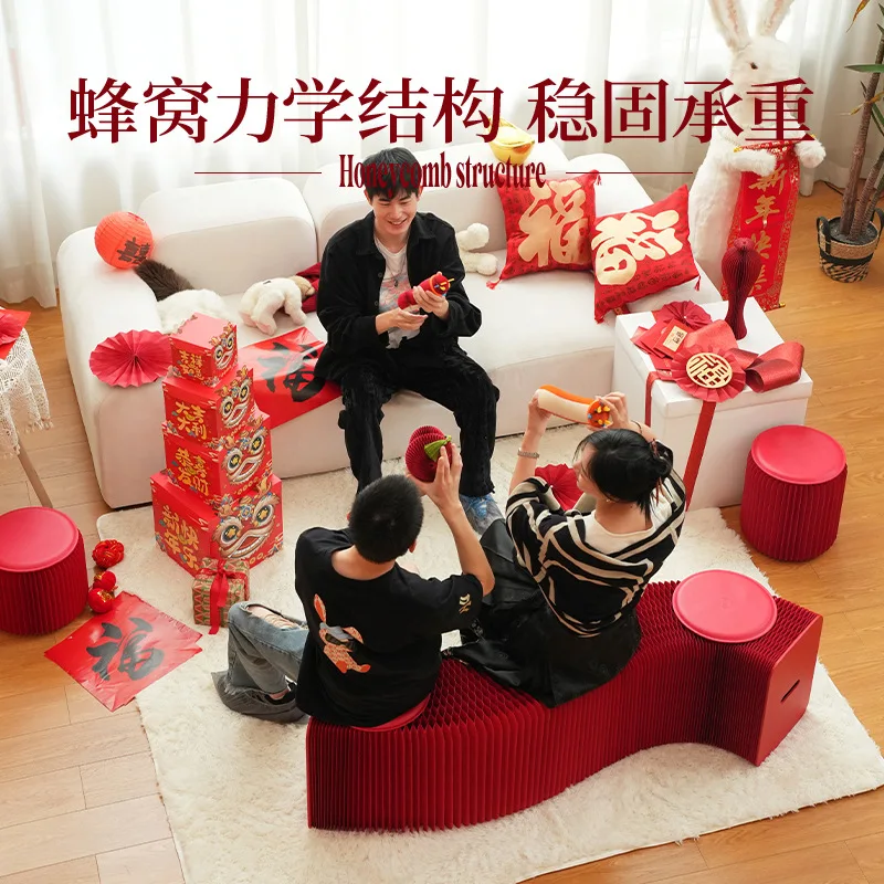 Stool retractable sofa stool folding stool chair storage simple furniture low bench creative bedside