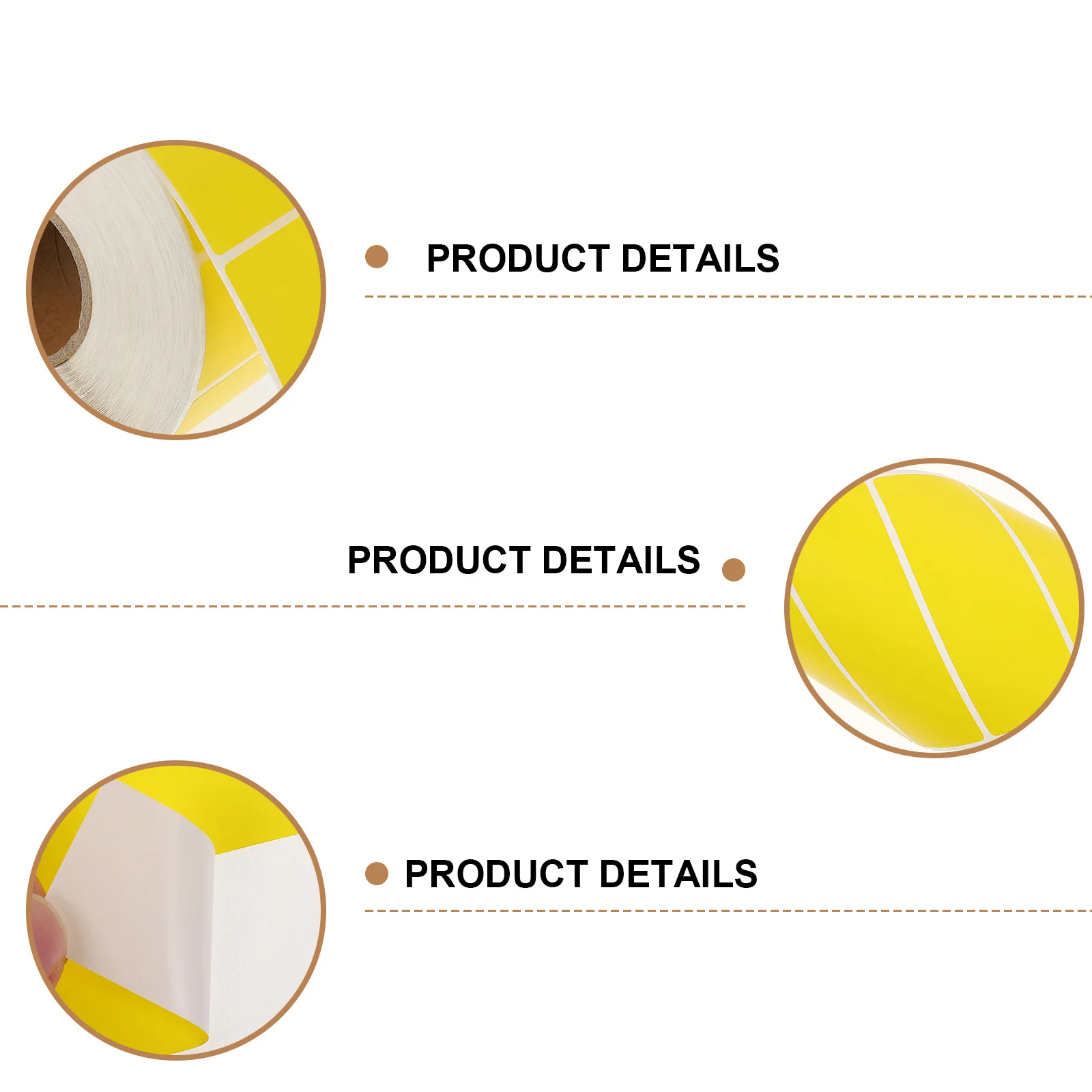 

Colorful Label Paper Adhesive Stickers Pricing Blank Colored for Labeling Bar Code Machine