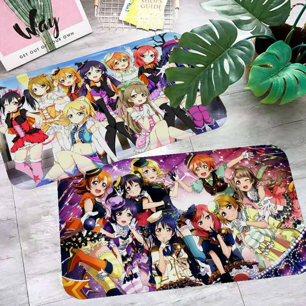 Anime Link! Like! Love Live! Bathroom Mat Kids Room Bedroom Decoration Balcony Anti-Slip Doormat Living Room Welcome Rug