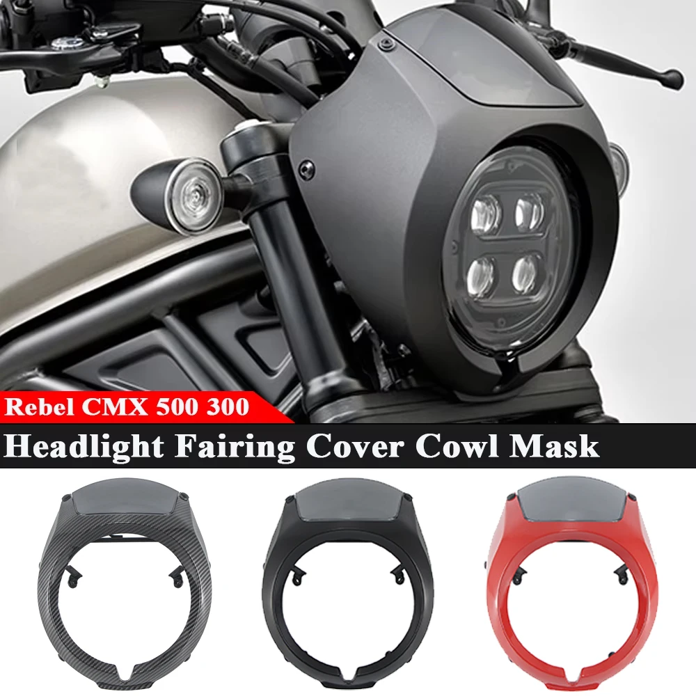 

Windshield For Honda Rebel CMX300 CMX500 CM 500 300 2020+ Headlight Covers Windscreen Headlamp Fairing Screen Wind Deflectors