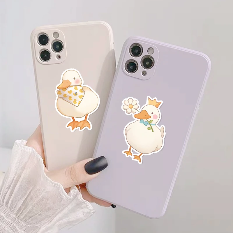 25 cartoon cate duck kawayi Phone/PC Car Phone Self Adhesive Scrapbook Stickers Car Sticker Wedding Decorations