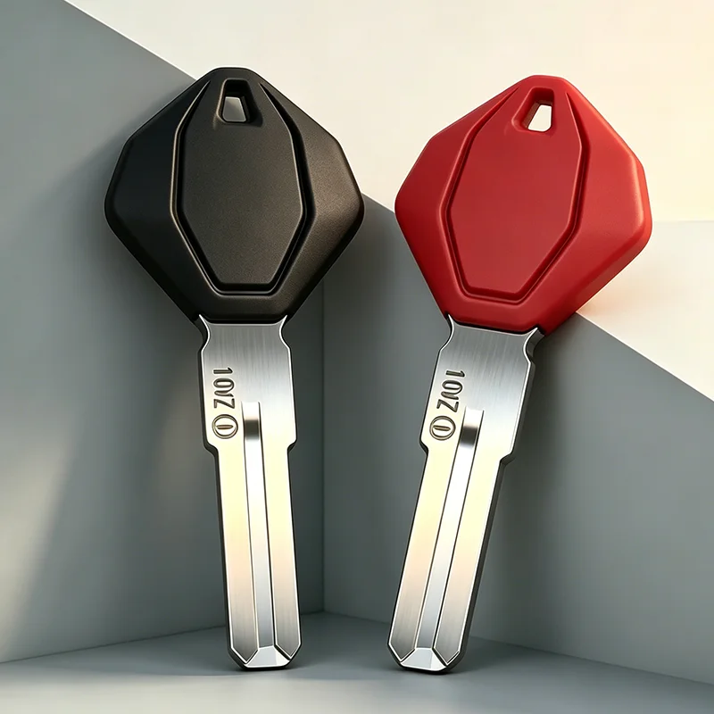 Uncut Motorcycle Key Blank for Ducati, Support Transponder Chip Installation  Panigale 959/V4/V4R/V4S