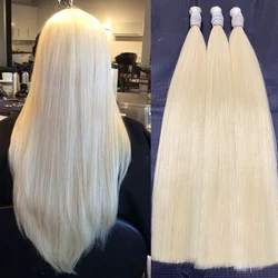 Human Hair Bulk For Braiding Vietnamese Hair No Weft Hair Virgin Remy Straight Hair Bulk 613 Real Natural Hair No Weft Wholesale