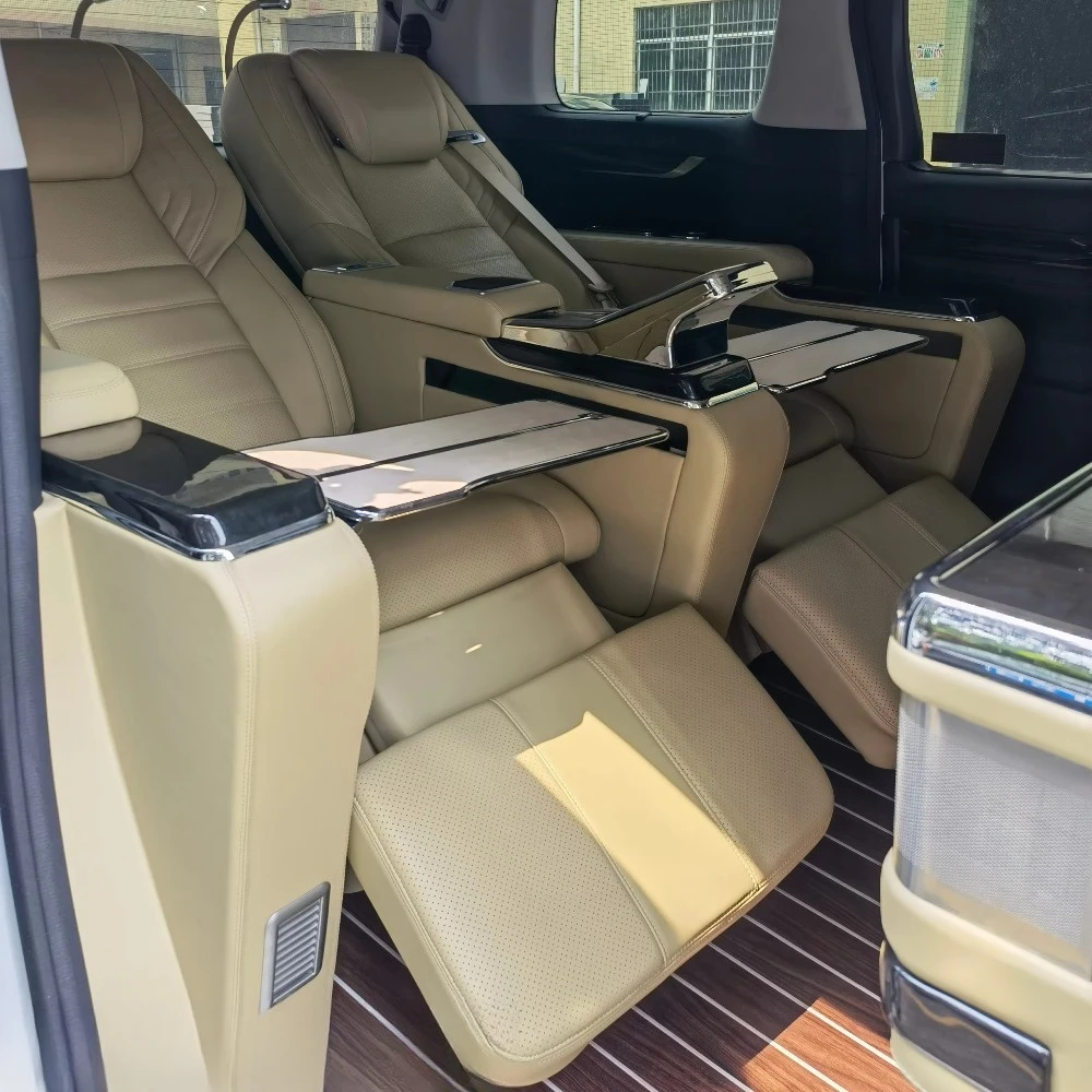 China Supplier Custom Auto Upgraded Car Accessories Interior  Car Seat Kit for  Alphard  Luxury Van  Limousine Minibus MPV