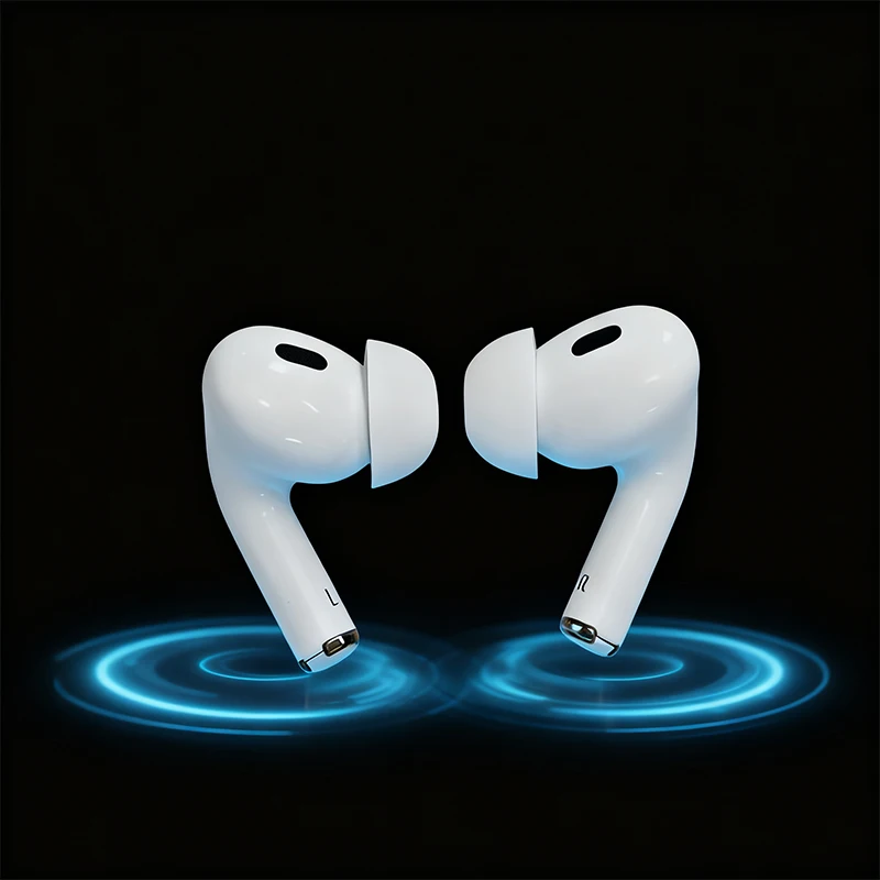 A9 Professional Wireless Bluetooth Headphones Smart Touchscreen Earplugs Noise-Cancelling Headphones for Sports and Gaming