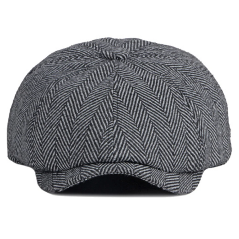 

MZ3713 Beret Cap Men Women Spring Autumn Hat Vintage Striped Artist Painter Beret Hat Male Female Ivy Flat Cap Octagonal Berets